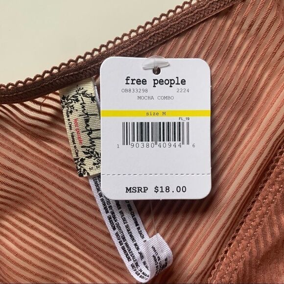 NWT Free People Bikini Style Panty Underwear Size Medium - Picture 3 of 3